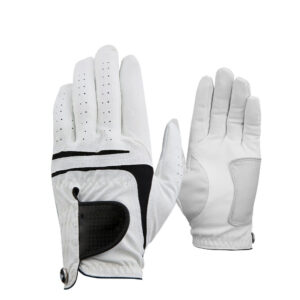 Single sheepskin breathable non-slip golf gloves