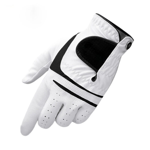 Single sheepskin breathable non-slip golf gloves - Image 2