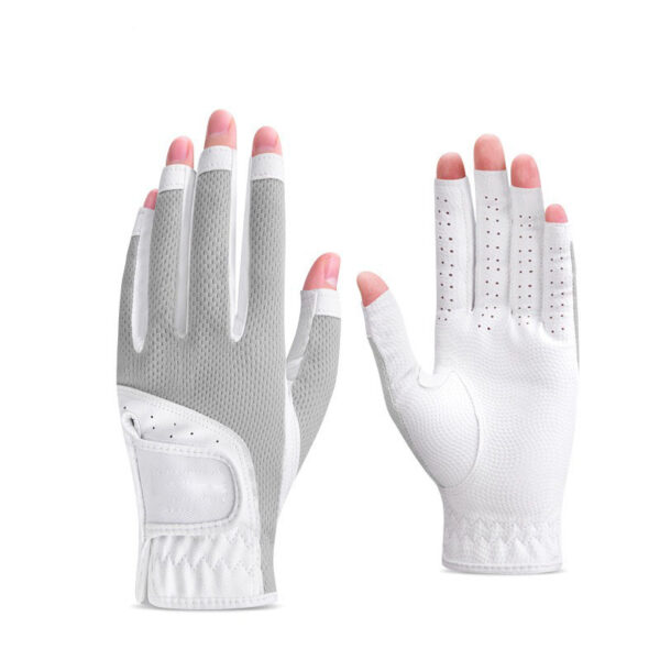 Breathable Sun Protection Golf Fingerless Gloves